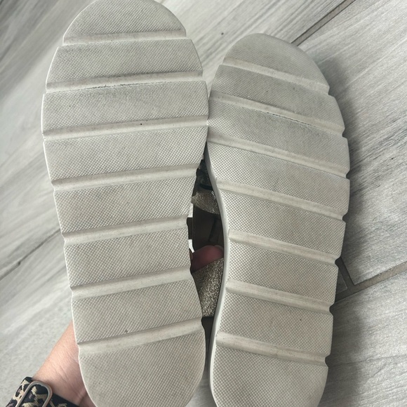 Anthropologie Metallic Gold Sandals size 8.5 MN - Picture 6 of 7